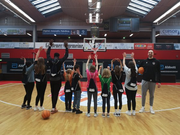 Basketball-Training mit den Giessen 46ern